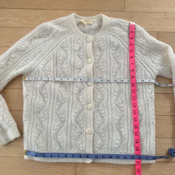 Sezane Cream Women's Knit Cardigan - Picture 10 of 10